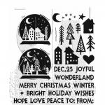 Stampers Anonymous/Tim Holtz Unmounted Rubber Stamps - [CMS472] Festive Print