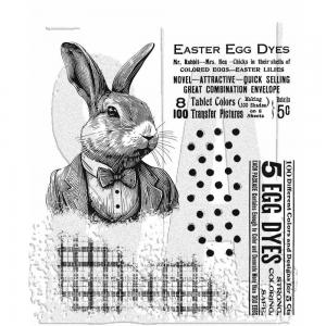 Stampers Anonymous/Tim Holtz Unmounted Rubber Stamps - [CMS478] Mr. Rabbit