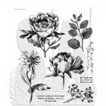 Stampers Anonymous/Tim Holtz Unmounted Rubber Stamps - [CMS487] French Garden