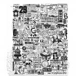 Stampers Anonymous/Tim Holtz Unmounted Rubber Stamps - [CMS490] Hodgepodge