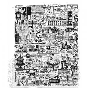 Stampers Anonymous/Tim Holtz Unmounted Rubber Stamps - [CMS490] Hodgepodge