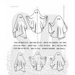 Stampers Anonymous/Tim Holtz Unmounted Rubber Stamps - [CMS492] Spooky Spirits