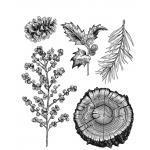 Stampers Anonymous/Tim Holtz Unmounted Rubber Stamps - [CMS497] Forest Floor 2