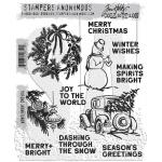 Stampers Anonymous/Tim Holtz Unmounted Rubber Stamps - [CMS504] Wonderment