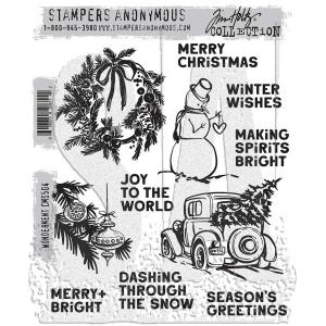 Stampers Anonymous/Tim Holtz Unmounted Rubber Stamps - [CMS504] Wonderment