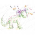 Stamping Bella Cling Stamp - (Danielle Donaldson Collection) - Tumbleblossom The Dinosaur [DD135]