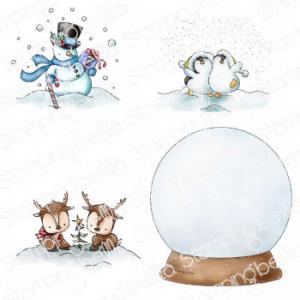 Stamping Bella Cling Stamp - Design A Globe [EB1075]
