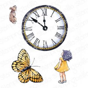 Stamping Bella Cling Stamp - Edgar and Molly - Vintage Clock Set [EB929]