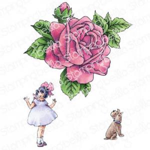 Stamping Bella Cling Stamp - Edgar and Molly - Vintage Flower Set [EB932]
