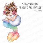 Stamping Bella Cling Stamp - Edna Hugging A Pearl [EB1052]