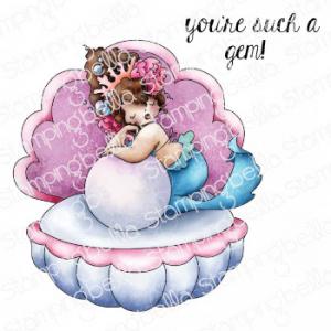Stamping Bella Cling Stamp - Edna In A Clam [EB1051]