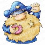 Stamping Bella Cling Stamp - Gnome Police Officer [EB1203]