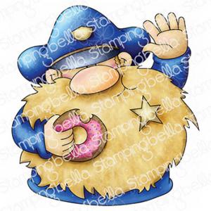 Stamping Bella Cling Stamp - Gnome Police Officer [EB1203]