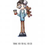 Stamping Bella Cling Stamp - Oddball Doctor [EB1060]