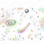 Stamping Bella Cling Stamp - Starry Sky Backdrop [EB1066]