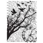 Stampers Anonymous / Tim Holtz Components Unmounted Rubber Stamps - Time [COM004]