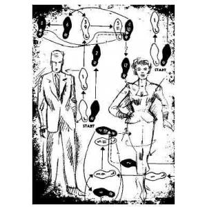 Stampers Anonymous / Tim Holtz Components Unmounted Rubber Stamps - Dance [COM021]