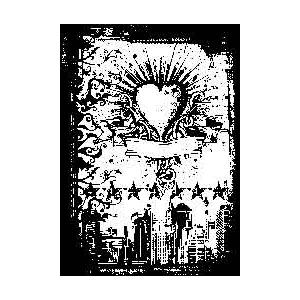 Stampers Anonymous / Tim Holtz Components Unmounted Rubber Stamps - Urban Tattoo [COM036]