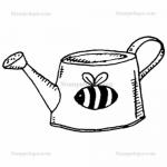 Stampotique Originals - [5840] Agatha's Watering Can