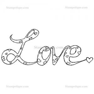 Stampotique Originals - [7426] Love With Hearts