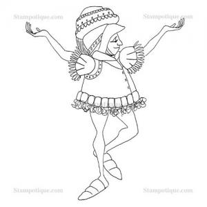Stampotique Originals - [7030] Priscilla