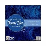 Stamps By Me 8" x 8" All Surfaces Paper Pad - Royal Blue [171122D]