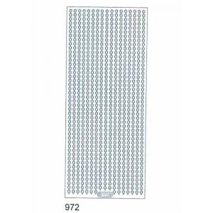 Starform Deco Stickers - Small Star Border Gold / Gold [972G]
