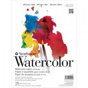 Strathmore 200 Series 11" x 15" Watercolor Paper Pad [25-111]