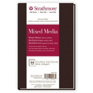 Strathmore 500 Series Mixed Media Art Book - Softcover 5 1/2" x 8 1/2" [P566-555]