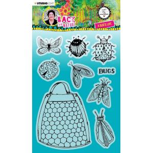 Studio Light Art By Marlene Back To Nature Collection - Clear Stamp Set - A Bug's Life [ABM-BTN-STAMP151]