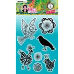 Studio Light Art By Marlene Back To Nature Collection - Clear Stamp Set - A Lot Of Birds [ABM-BTN-STAMP149]