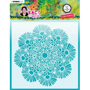 Studio Light Art By Marlene Back To Nature Collection - Stencil - Flower Madness [ABM-BTN-MASK84]