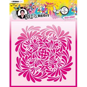 Studio Light Art By Marlene Bold & Bright Collection - Stencil - Bold & Bright [ABM-BB-MASK67]