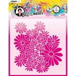 Studio Light Art By Marlene Bold & Bright Collection - Stencil - Daisies [ABM-BB-MASK64]