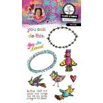 Studio Light Art By Marlene - Clear Stamp Set - Bird Talk [ABM-26-STAMP964]