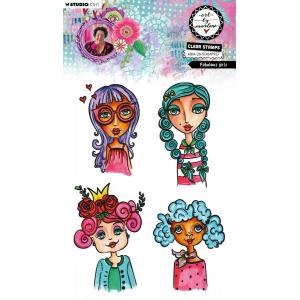 Studio Light Art By Marlene - Clear Stamp Set - Fabulous Girls [ABM-26-STAMP937]
