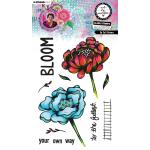 Studio Light Art By Marlene - Clear Stamp Set - In Full Bloom [ABM-26-STAMP939]