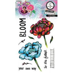 Studio Light Art By Marlene - Clear Stamp Set - In Full Bloom [ABM-26-STAMP939]
