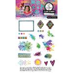 Studio Light Art By Marlene - Clear Stamp Set - Splatters & Patterns [ABM-26-STAMP965]