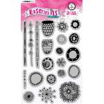 Studio Light Art By Marlene - Essentials By Marlene Collection - Rubber Stamp Set - Mix & Match [STAMPBM71]