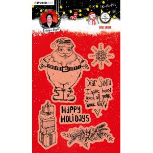 Studio Light Art By Marlene Essentials Clear Stamp Set - Christmas Dear Santa [ABM-ES-STAMP84]