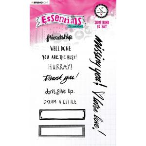 Studio Light Art By Marlene Essentials Clear Stamp Set - Something To Say [ABM-ES-STAMP75]