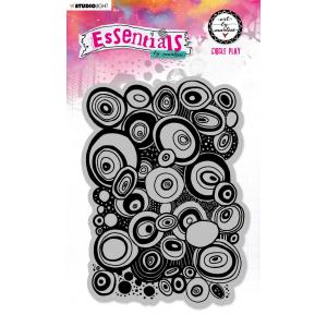 Studio Light Art By Marlene Essentials Cling Stamp - Circle Play [ABM-ES-STAMP130]