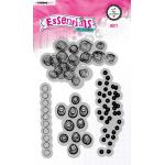 Studio Light Art By Marlene Essentials Cling Stamp Set - Dotty [ABM-ES-STAMP78]