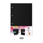 Studio Light Art By Marlene Essentials - Ringbound Art Journal Pages - Artist Size Black [ABM-ES-JP08]