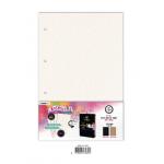 Studio Light Art By Marlene Essentials - Ringbound Art Journal Pages - Artist Size White [ABM-ES-JP07]