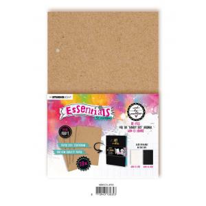 Studio Light Art By Marlene Essentials - Ringbound Art Journal Pages - Handy Size Kraft [ABM-ES-JP03]