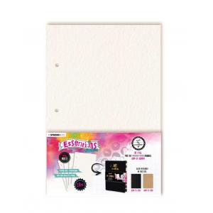 Studio Light Art By Marlene Essentials - Ringbound Art Journal Pages - Perfect Size White [ABM-ES-JP04]