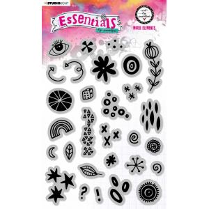 Studio Light Art By Marlene Essentials Rubber Stamp Set - Mixed Elements [ABM-ES-STAMP176]