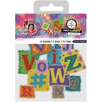 Studio Light Art By Marlene - Luxury Paper Elements - Colored Alphabet [ABM-26-PE57]